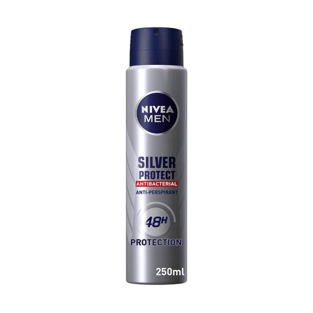 Nivea Men Silver Protect Anti-Perspirant Deodorant Spray, 250ml