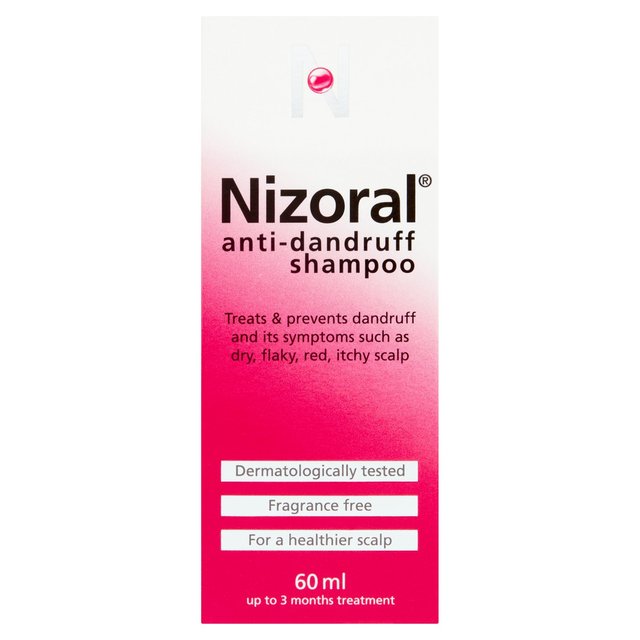 Nizoral Anti-Dandruff Shampoo, 60ml