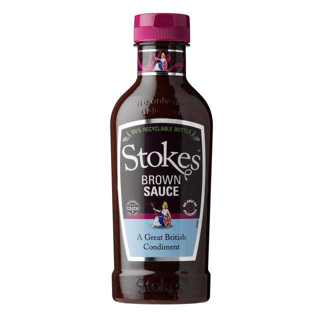 Stokes Real Brown Sauce Squeezy, 505g