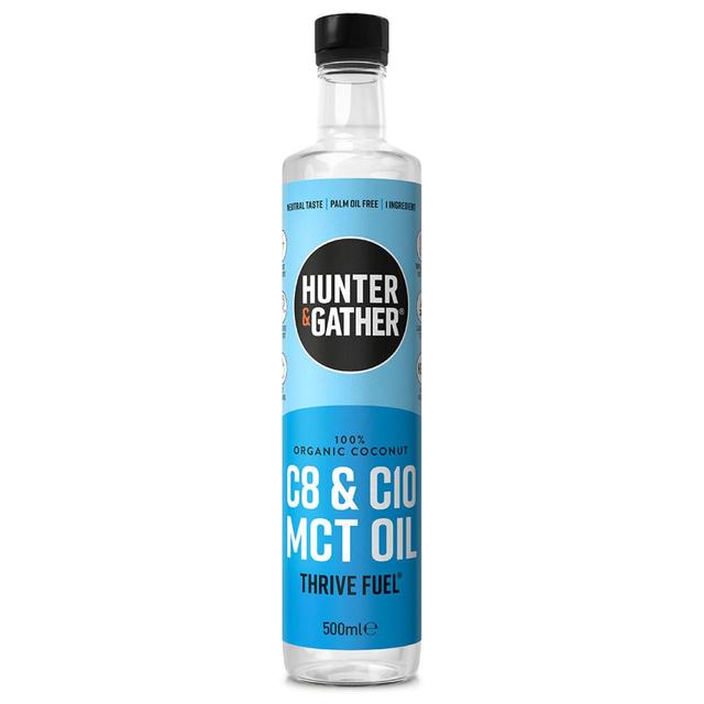 Hunter & Gather MCT Oil C8 & C10 100% Coconut Derived, 500ml