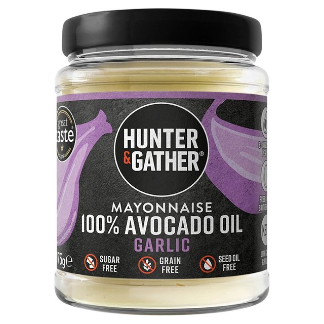 Hunter & Gather Garlic Avocado Oil Mayonnaise, 175g