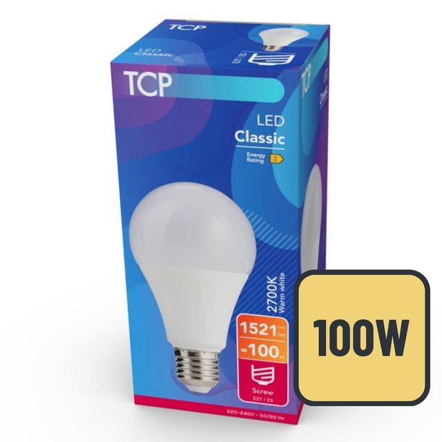 TCP Classic LED Screw 100W Light Bulb, 12.7w - 100w