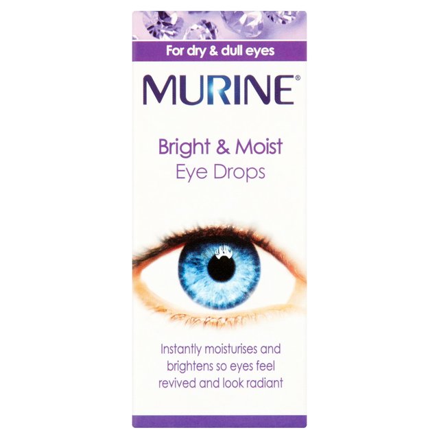 Murine Bright & Moist Eye Drops, 15ml