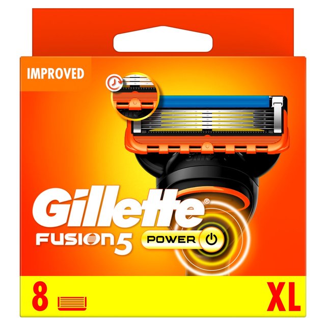 Gillette Fusion 5 Power Razor Blades, 8 Per Pack