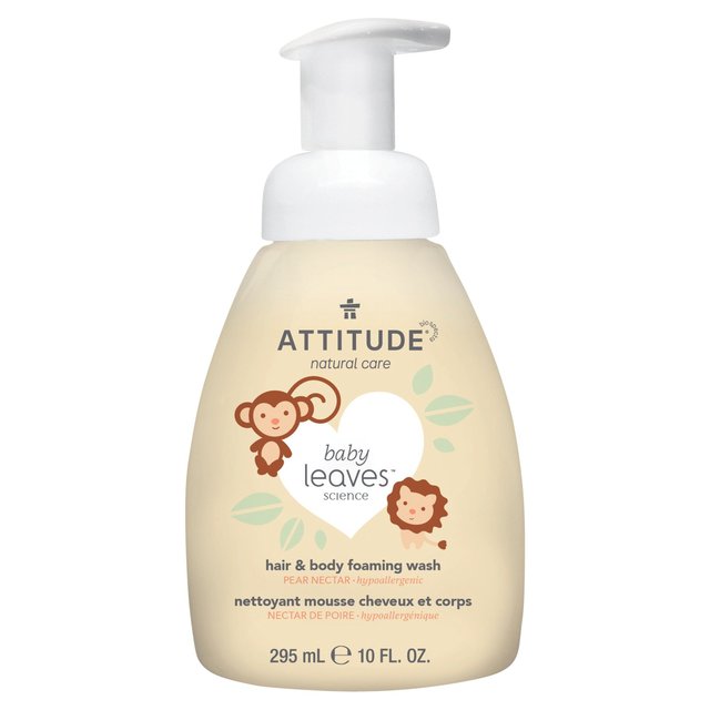 Attitude Baby Leaves 2in1 Foaming Wash Pear Nectar, 295ml