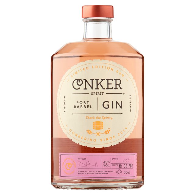 Conker Spirit Port Barrel Gin, 70cl