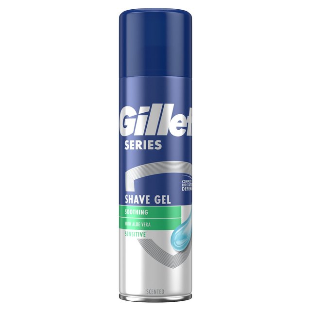 Gillette Series Shaving Gel With Aloe Sensitive Skin, 200ml