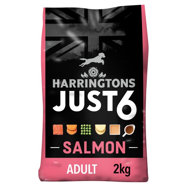 Harringtons Just 6 Salmon & Sweet Potato Dry Dog Food, 2kg