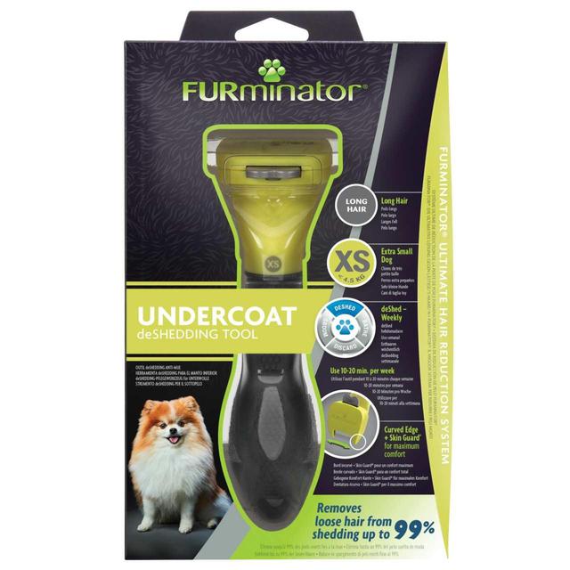 FURminator Extra Small Dog Undercoat Tool, Long Hair