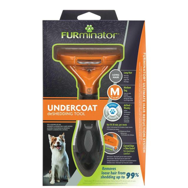 FURminator Medium Dog Undercoat Tool, Long Hair