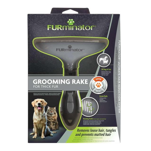 FURminator Dog and Cat Grooming Rake, 56 x 246