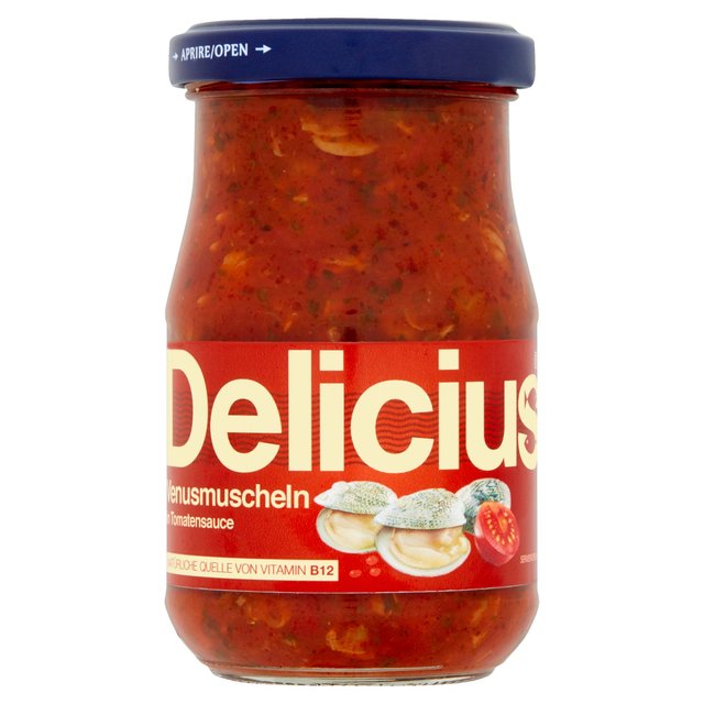 Delicius Shelled Clams With Tomato Sauce, 195g