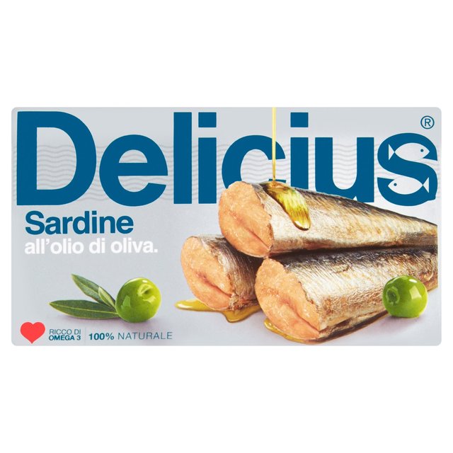 Delicius Sardines in Olive Oil, 120g