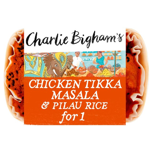 Charlie Bigham’s Chicken Tikka Masala & Pilau Rice for 1, 403g