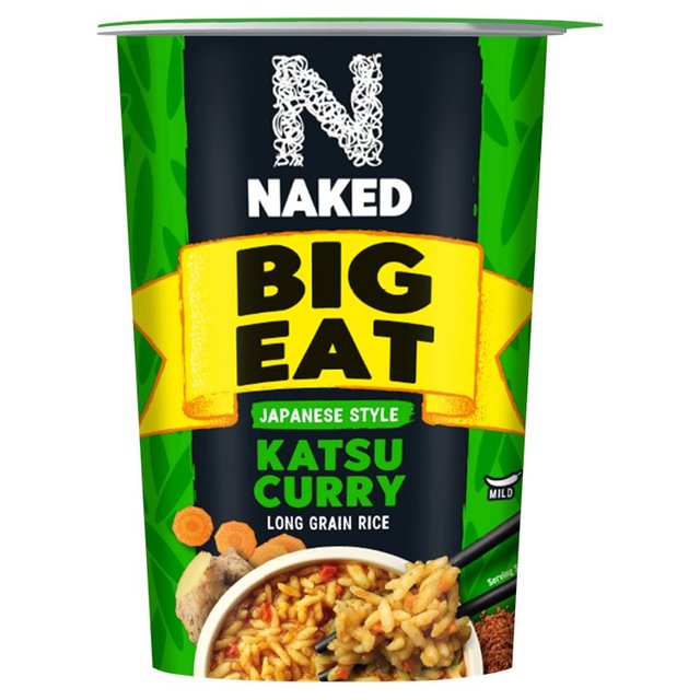 Naked Noodles Naked Big Eat Rice Katsu, 104g