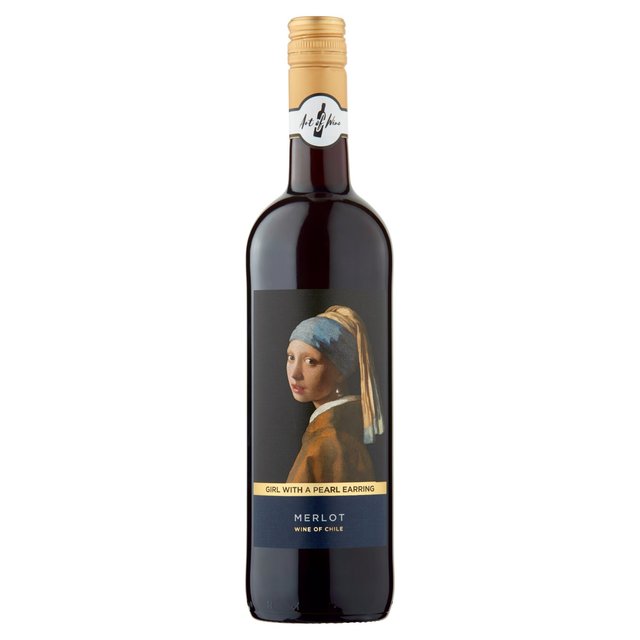 Art of Wine Girl With a Pearl Earring Merlot, 75cl