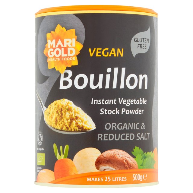 Marigold Organic Less Salt Bouillon Gluten Free, 500g