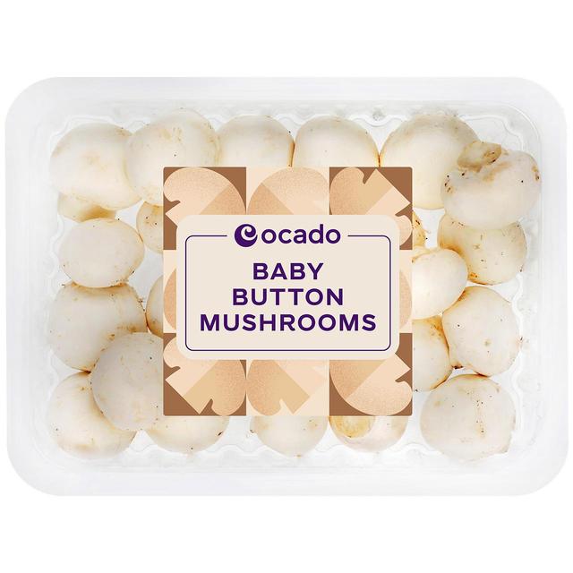 Ocado Baby Button Mushrooms, 200g