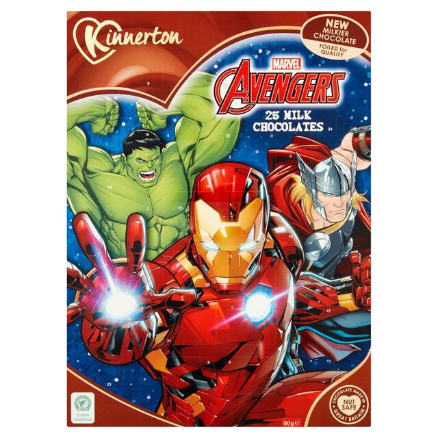 Kinnerton Marvel Avengers Advent Calendar with 24 Milk Chocolates Ocado