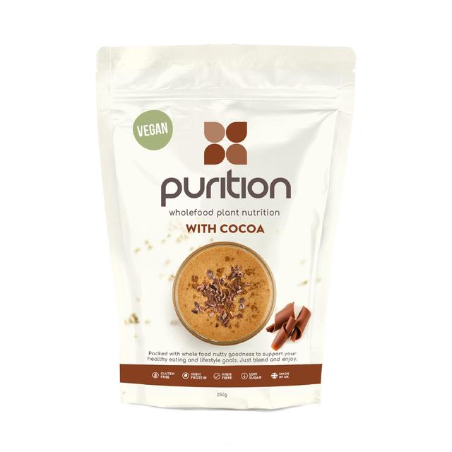 Purition Cocoa Vegan Wholefood Nutrition Powder, 250g