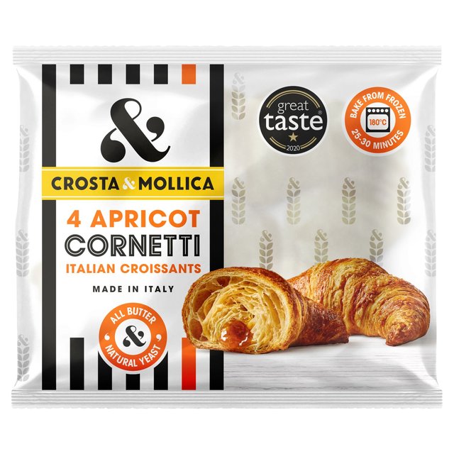 Crosta & Mollica Cornetti Apricot Croissants, 356g