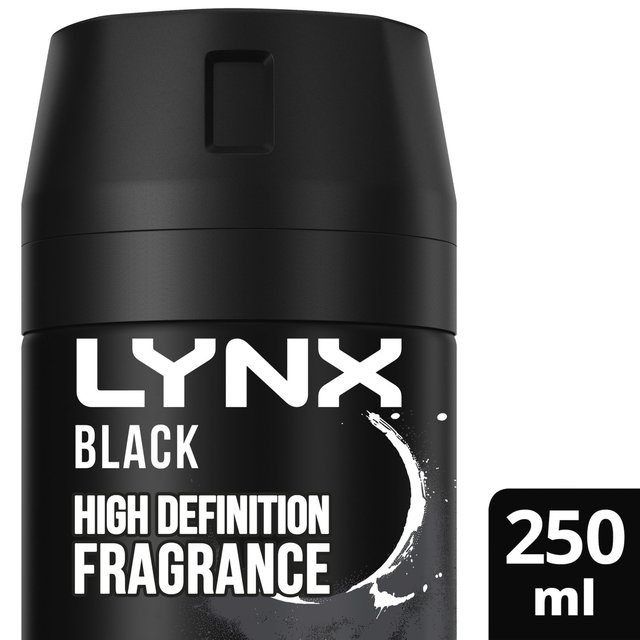 Lynx Black Deodorant Bodyspray, 250ml