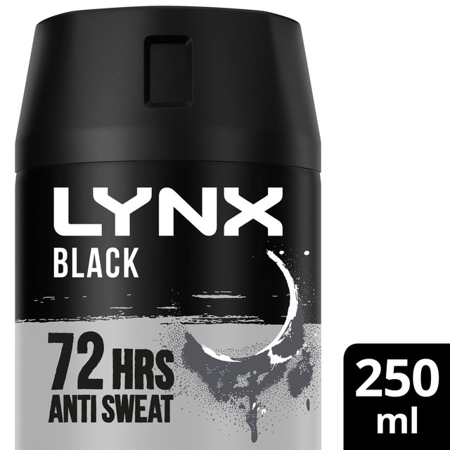 Lynx Black Anti-Perspirant Deodorant, 250ml
