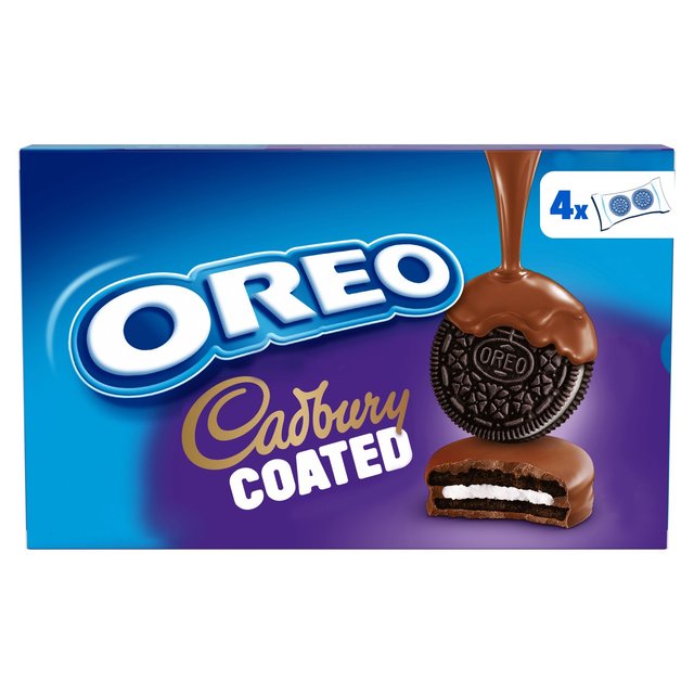Oreo Cadbury Chocolate Coated Biscuits, 164g