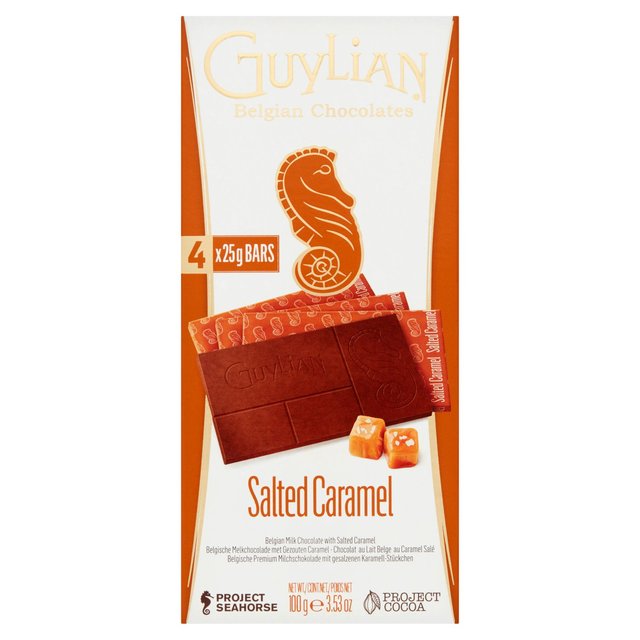 Guylian Salted Caramel Bars, 100g