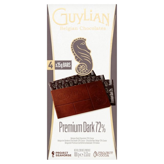 Guylian Dark 72% Bars, 100g