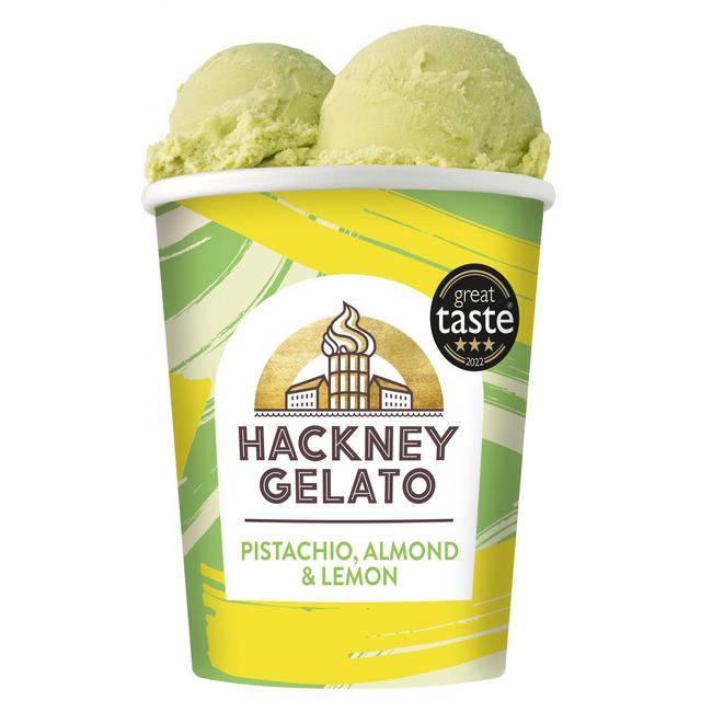 Hackney Gelato Pistachio, Almond & Lemon Gelato, 460ml