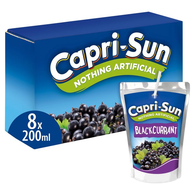 Capri Sun Blackcurrant, 8 x 200ml