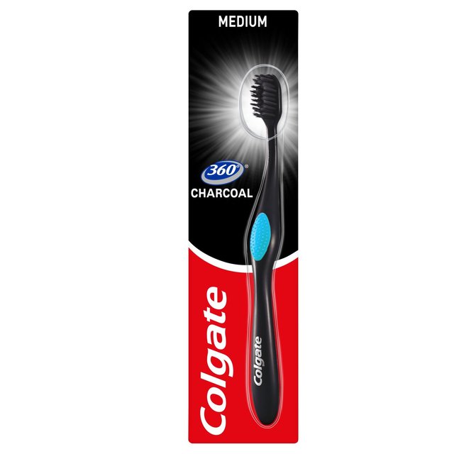 Colgate 360 Deep Clean Black Medium Toothbrush, One Size