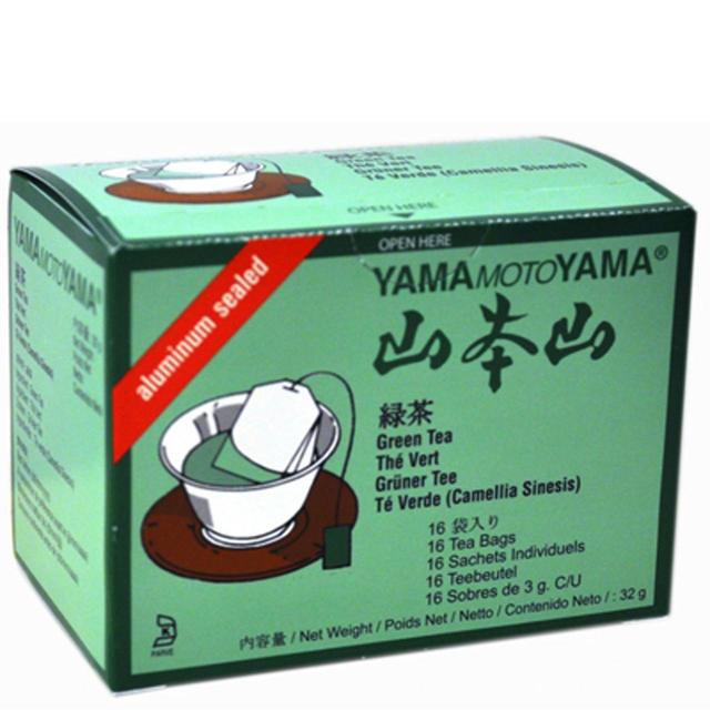 Yamamotoyama Sencha Green Teabag, 16 Per Pack