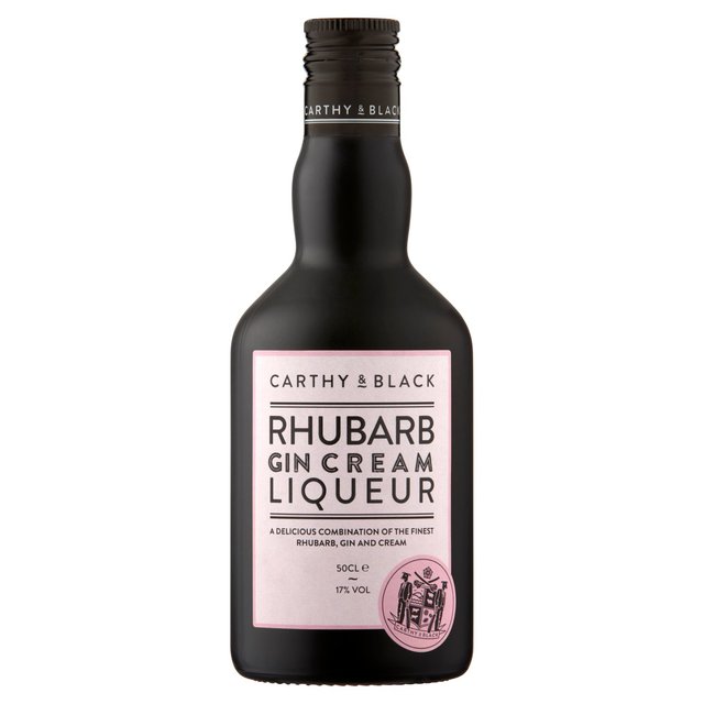 Carthy & Black Rhubarb Gin Cream Liqueur, 50cl