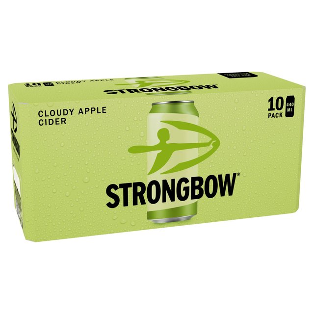 Strongbow Cloudy Apple Cider, 10 x 440ml
