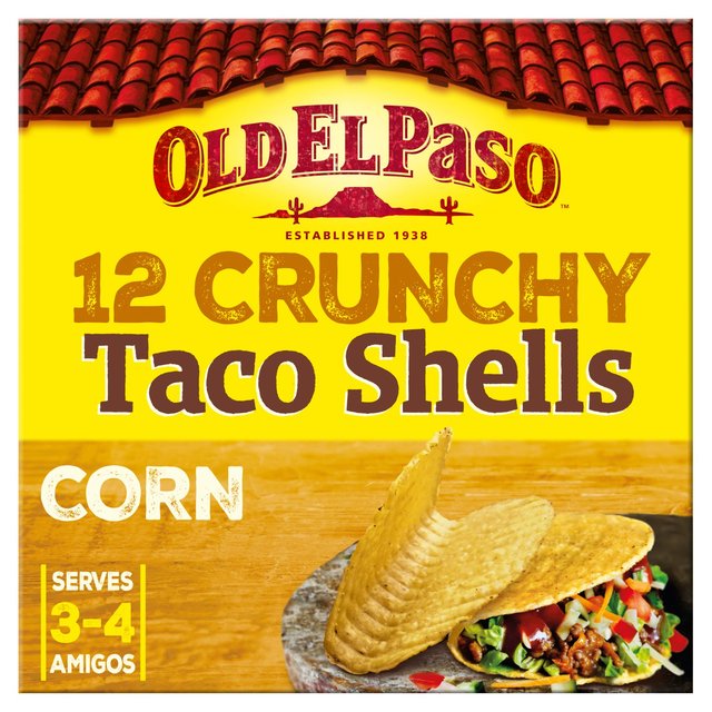 Old El Paso Crunchy Taco Shells, 156g