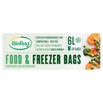 BioBag 6L Compostable Food and Freezer Bags