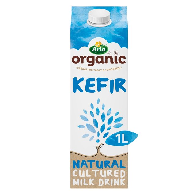 Arla Organic Free Range Kefir Natural Cultured Milk Drink, 1l