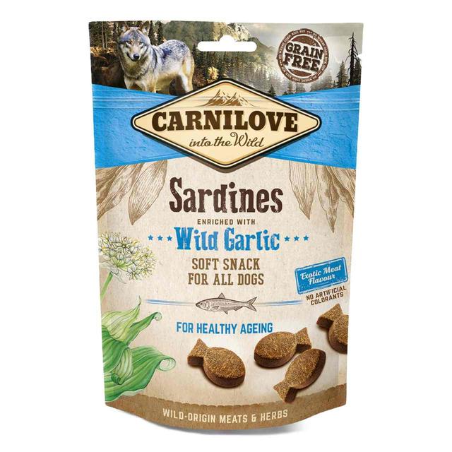 Carnilove Sardines With Wild Garlic Semi Moist Dog Treats, 200g