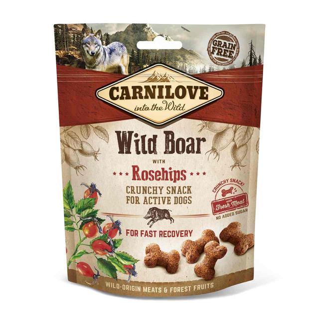Carnilove Wild Boar With Rosehips Crunchy Dog Treats, 200g