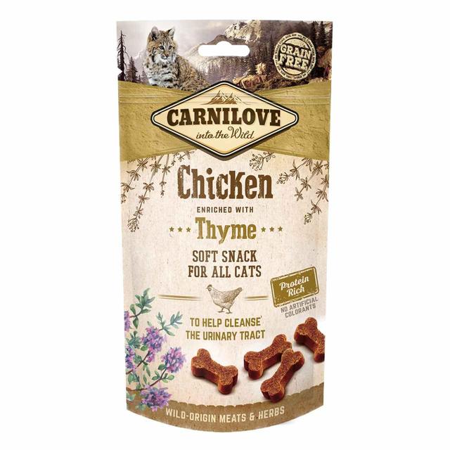 Carnilove Chicken With Thyme Semi Moist Cat Treats, 50g
