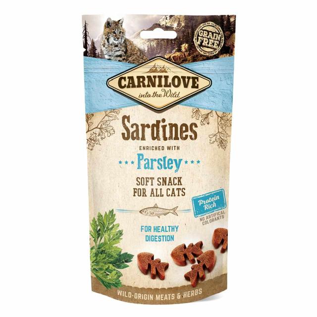 Carnilove Sardine With Parsley Semi Moist Cat Treats, 50g