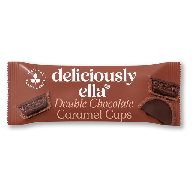 Deliciously Ella Double Chocolate Caramel Cups, 36g