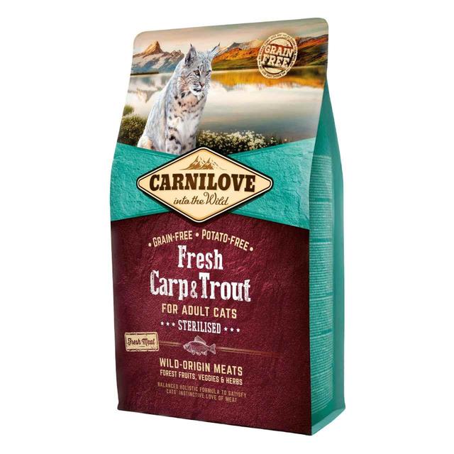Carnilove Fresh Carp & Trout Adult Cat Food, 2kg