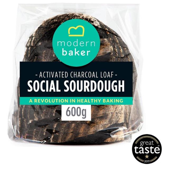 Modern Baker Social Charcoal Sourdough Loaf, 600g