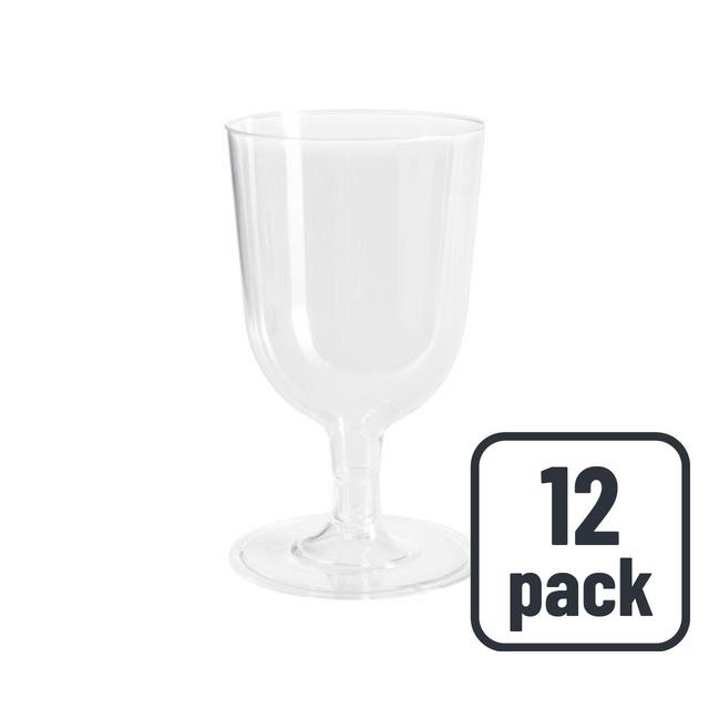 Duni Plastic Wine Glasses, 150ml