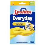 Spontex Everyday Protect Rubber Gloves Large