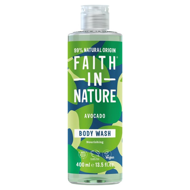 Faith in Nature Avocado Bodywash, 400ml