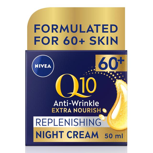 Nivea Q10 Power Anti-Wrinkle 60+ Night Cream, 50ml